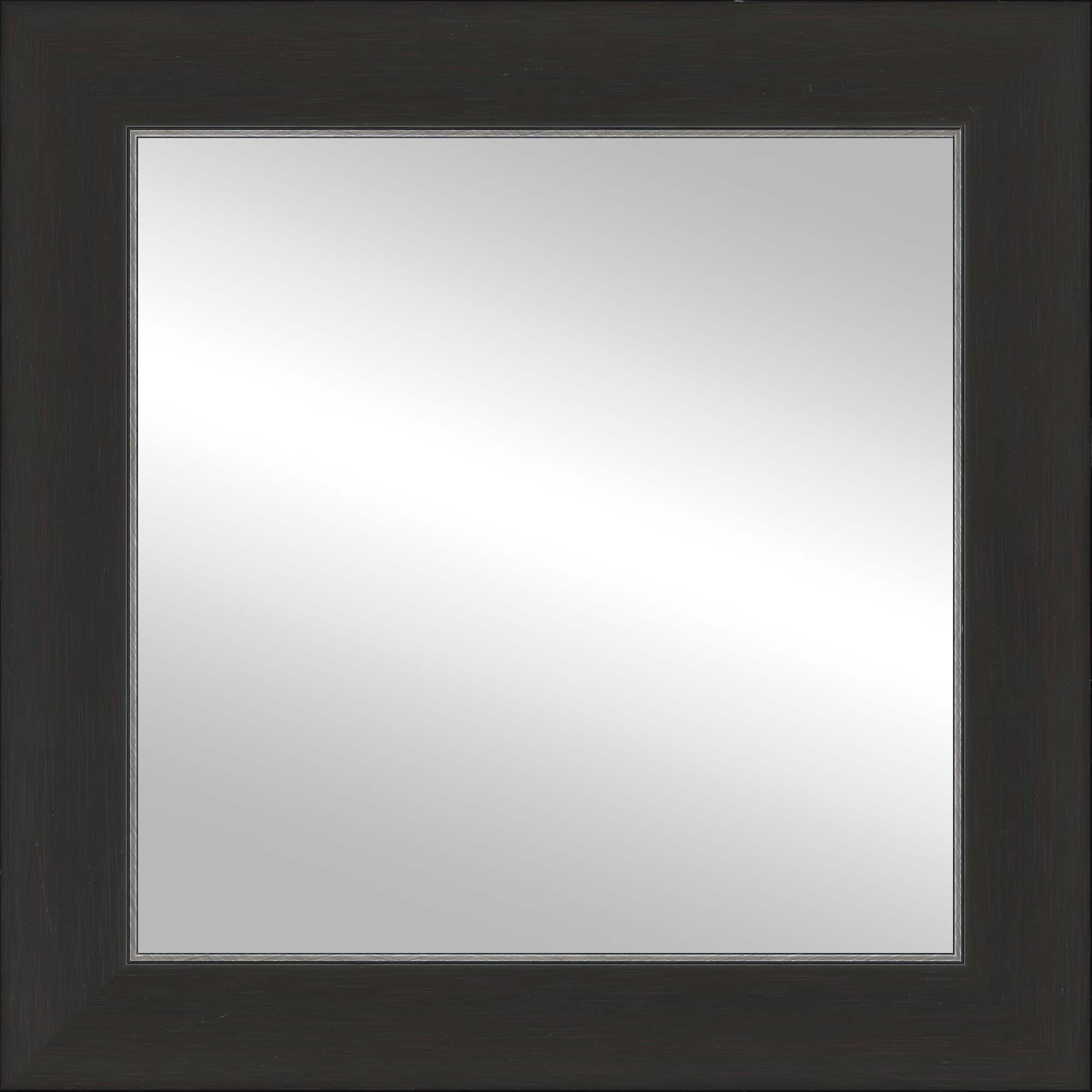 Timeless Frames® Port Espresso & Silver 12" x 12" Framed Mirror